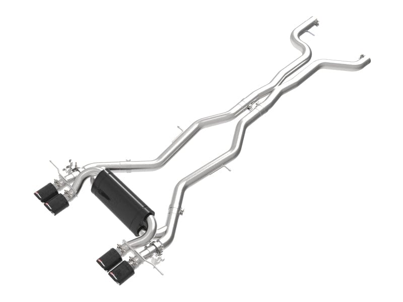 Kies-Motorsports aFe aFe 23-25 BMW M2 L6-3.0L (G87) MACH Force-Xp Cat-Back Exhaust w/ Carbon Fiber Tip Main image