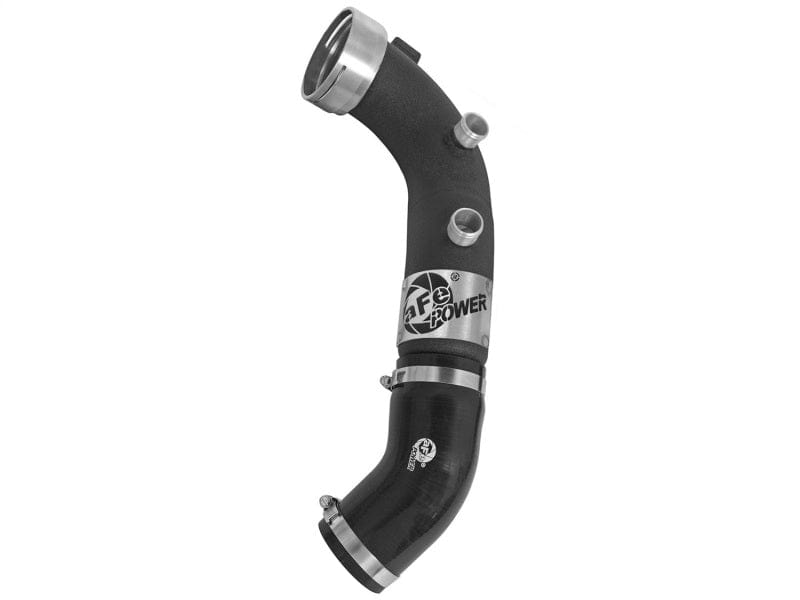 Kies-Motorsports aFe aFe BladeRunner 3in Black Intercooler Tube Cold Side w/ Couplings & Clamps 07-10 BMW 335i 3.0L (tt) Main image