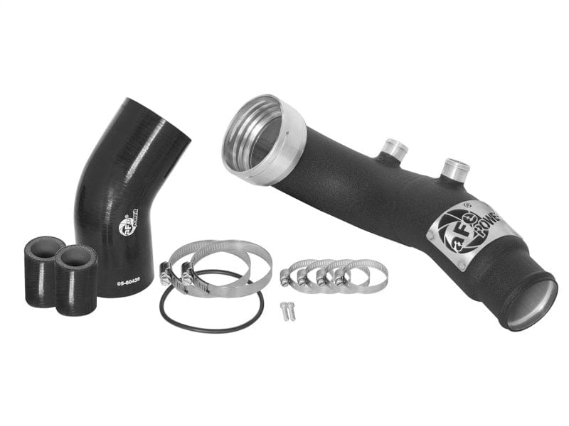 aFe BladeRunner 3in Black Intercooler Tube Cold Side w/ Couplings & Clamps 07-10 BMW 335i 3.0L (tt) Secondary image