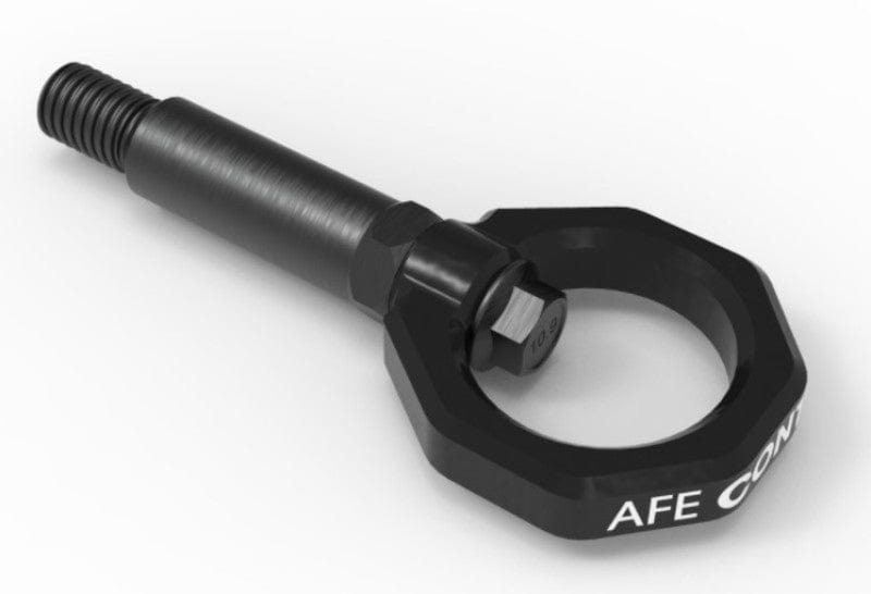 Kies-Motorsports aFe aFe Control Front Tow Hook Black 20-21 Toyota GR Supra (A90) Main image