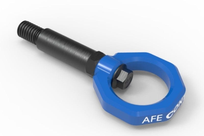 Kies-Motorsports aFe aFe Control Front Tow Hook Blue BMW F-Chassis 2/3/4/M Main image