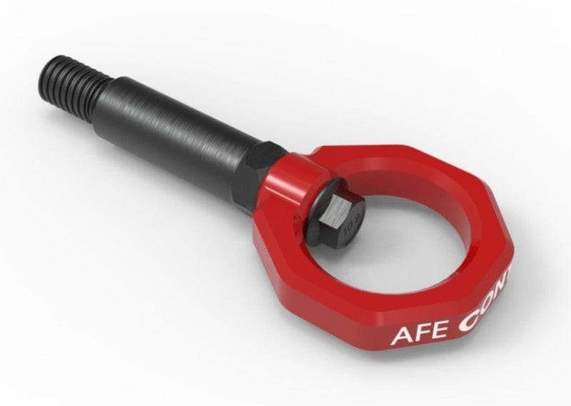 Kies-Motorsports aFe aFe Control Front Tow Hook Red BMW F-Chassis 2/3/4/M Main image