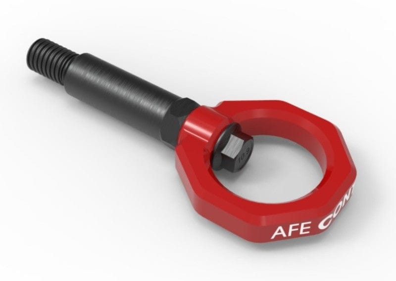 Kies-Motorsports aFe aFe Control Front Tow Hook Red BMW F-Chassis 2/3/4/M
