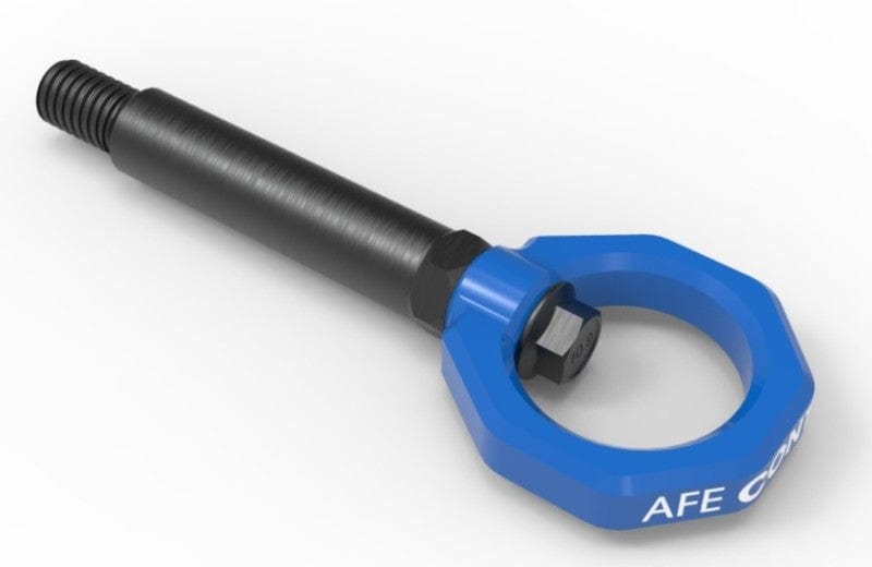 Kies-Motorsports aFe aFe Control Rear Tow Hook Blue BMW F-Chassis 2/3/4/M Main image