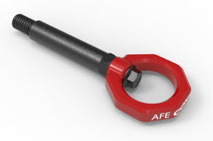 Kies-Motorsports aFe aFe Control Rear Tow Hook Red BMW F-Chassis 2/3/4/M