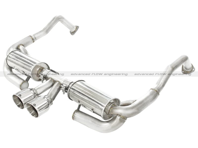 Kies-Motorsports aFe aFe ELITE 05-12 Porsche Boxster S (987.1-987.2) H6 3.4L 304SS Dual Cat-Back w/Dual Polished Tip Exht Main image