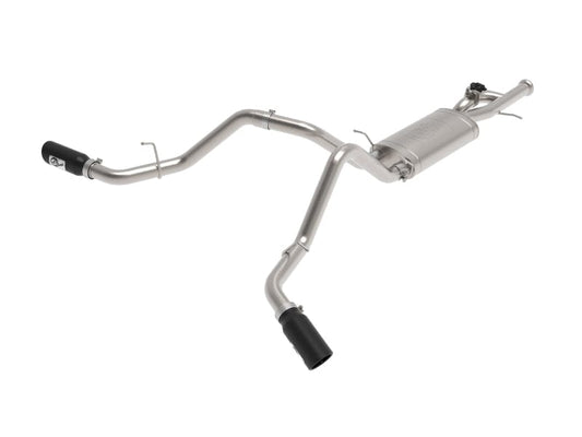 Kies-Motorsports aFe aFe Gemini XV 3in 304 SS Cat-Back Exhaust w/ Cutout 09-18 GM Trucks 4.3L/4.8L/5.3L w/ Black Tips