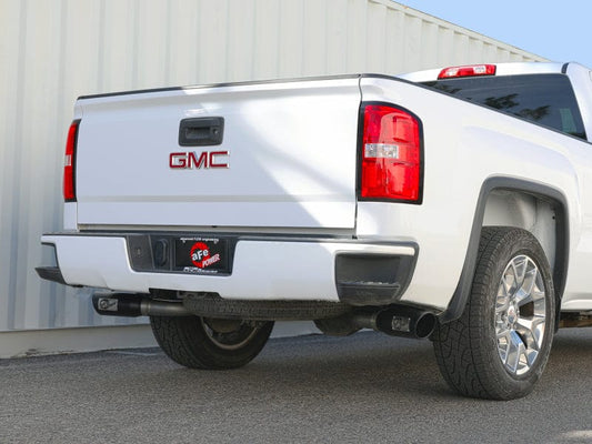Kies-Motorsports aFe aFe Gemini XV 3in 304 SS Cat-Back Exhaust w/ Cutout 09-18 GM Trucks 4.3L/4.8L/5.3L w/ Black Tips