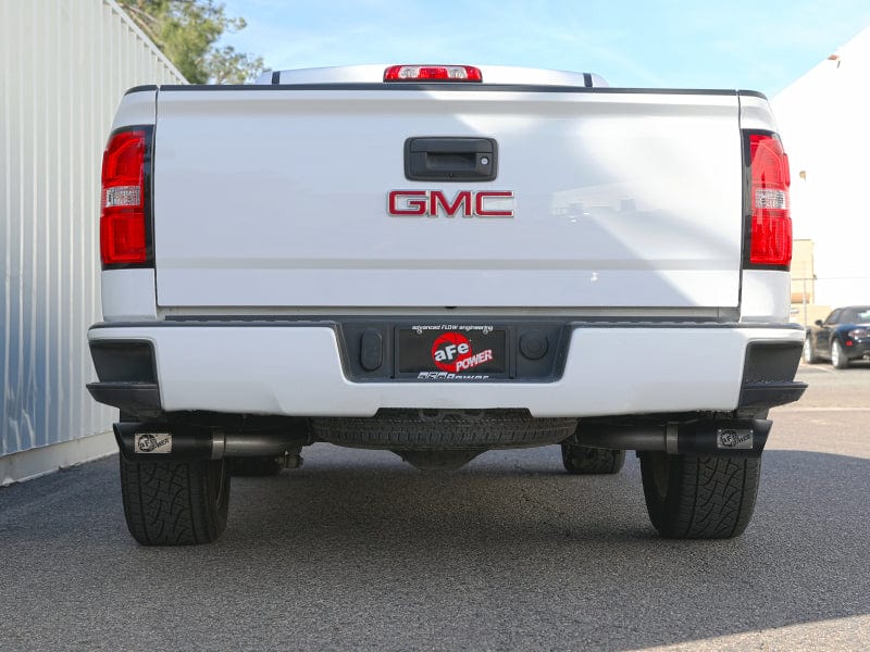 Kies-Motorsports aFe aFe Gemini XV 3in 304 SS Cat-Back Exhaust w/ Cutout 09-18 GM Trucks 4.3L/4.8L/5.3L w/ Black Tips