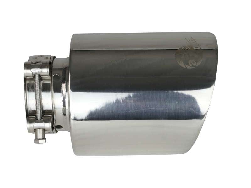 aFe MACH Force-Xp 2-1/2in 304 SS Clamp-On Exhaust Tip 2.5in In / 4.5in Out / 7in.L - Polished Secondary image