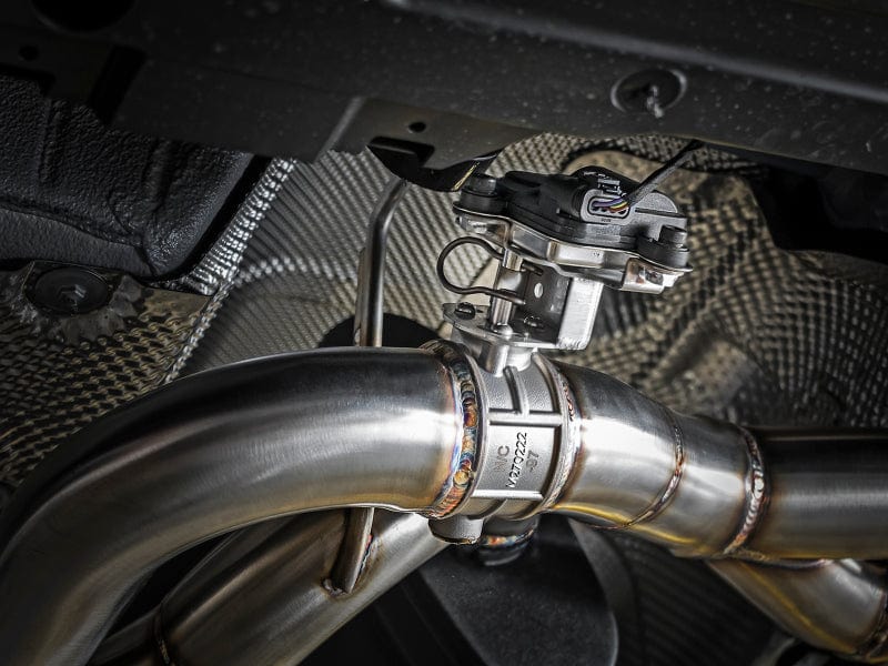 aFe MACH Force-Xp 2-1/2in Stainless Steel Axle Back Exhaust w/CF 15-19 BMW M3/M4 (F80/82/83) Secondary image