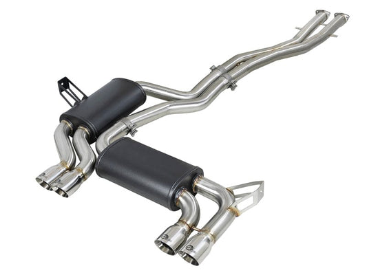 Kies-Motorsports aFe aFe MACH Force-Xp 2.5in 304 SS Cat-Back Exhaust w/ Polished Tips 01-06 BMW M3