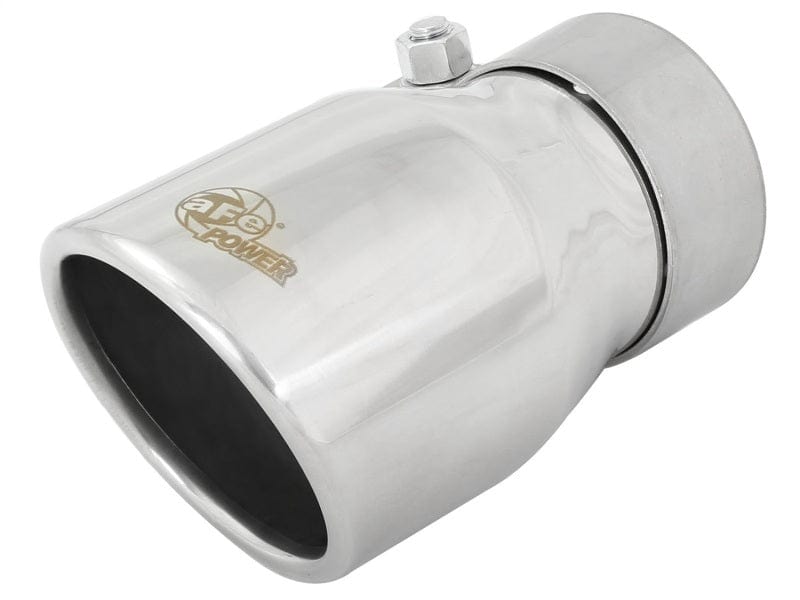 Kies-Motorsports aFe aFe MACH Force-Xp 2.5in Inlet x 3-1/2in Outlet x 6in Length 2.5in 304 Stainless Steel Exhaust Tip