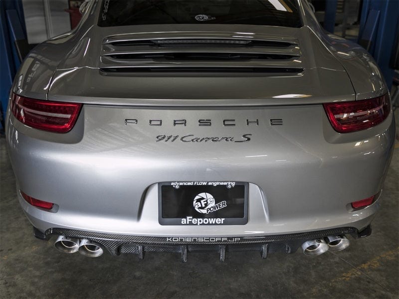 Kies-Motorsports aFe aFe MACH Force-Xp 304 SS OE Exhaust Tips Polished 12-16 Porsche 911 (C2S 991) H6 3.8L