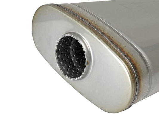 Kies-Motorsports aFe aFe MACH Force XP 304 Stainless Steel Muffler 2.5in Center/Offset 18in L x 9in W x 4in H