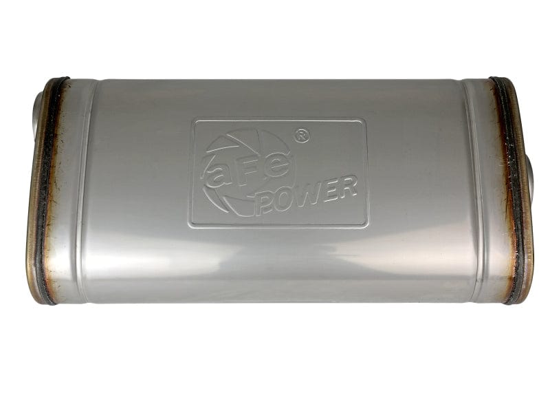 Kies-Motorsports aFe aFe MACH Force XP 304 Stainless Steel Muffler 2.5in Center/Offset 18in L x 9in W x 4in H