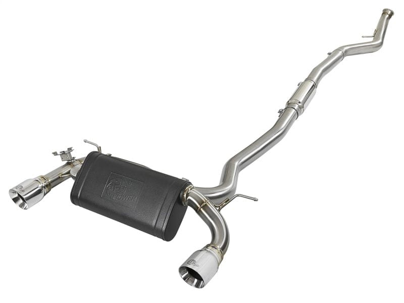 Kies-Motorsports aFe aFe MACH Force-Xp 3in 304 SS Cat-Back Exhaust w/Polished Tips 12-15 BMW 335i (F30) L6 3.0L (t) N55 Main image