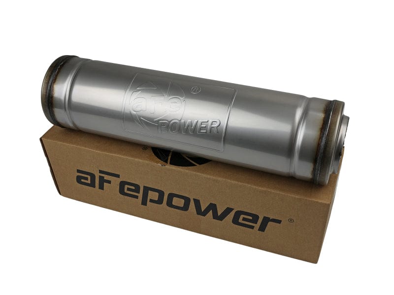 Kies-Motorsports aFe aFe MACH Force-Xp 409 SS Muffler 3in Center/Center 18in L X 5in Dia - Round Body Main image
