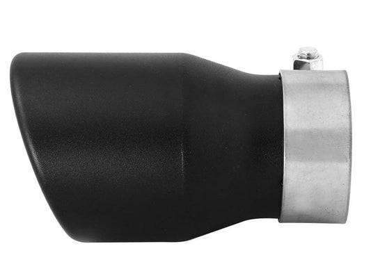 Kies-Motorsports aFe aFe MACH Force-XP 409 SS Single Wall Universal Clamp On Exhaust Tip - Black