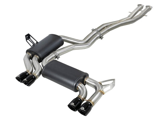 Kies-Motorsports aFe aFe MACH ForceXP 2.5 IN 304 Stainless Steel Cat-Back Exhaust System w/ Black Tips 01-06 BMW M3 (E46)