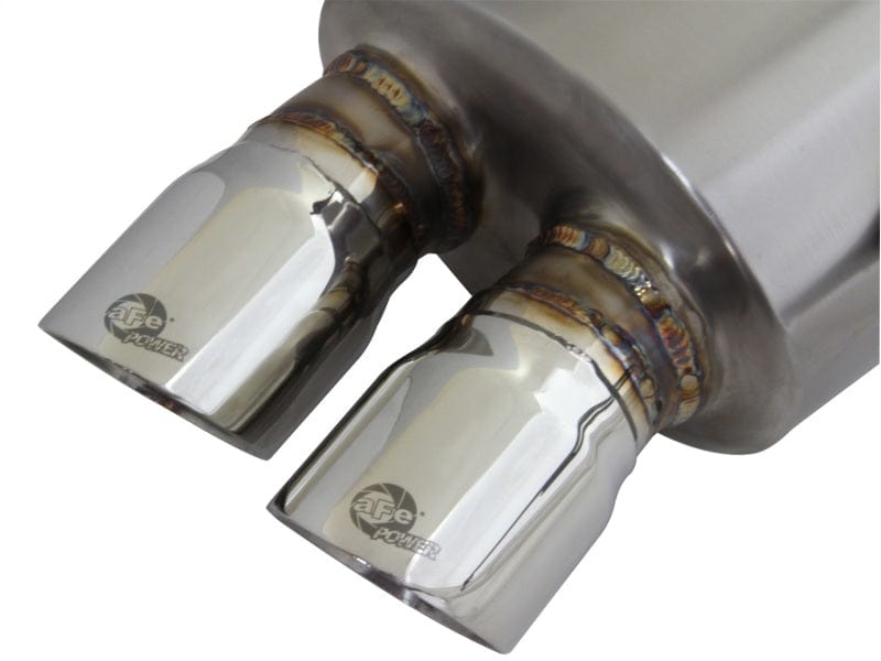 Kies-Motorsports aFe aFe MACHForce Exhaust Cat-Back SS-304 w/ Polished Tips 07-13 BMW 328i (E92/93) L6 3.0L Non-Turbo