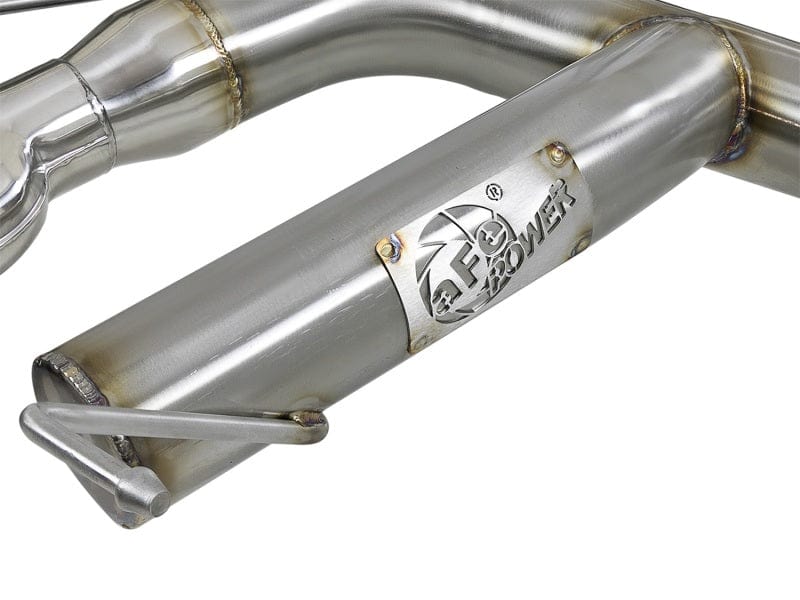 aFe MACHForce XP 08-13 BMW 135i L6-2.0L N54/N55 3in. 304 SS Axle-Back Exhaust w/Polished Tips Secondary image