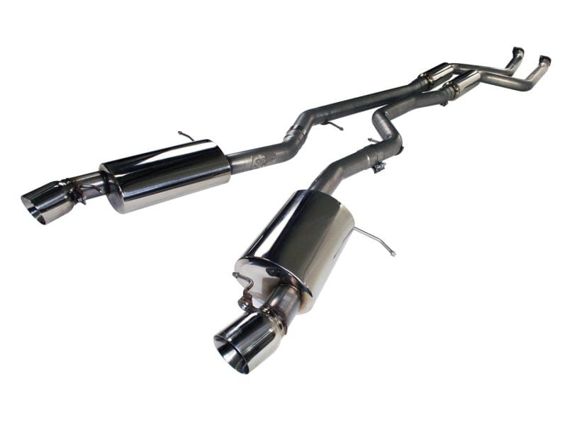 Kies-Motorsports aFe aFe MACHForce XP 11-12 BMW 335i L6-3.0L N55 E90/92 304SS 2.75in. Cat-Back Exhaust System Main image