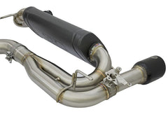 Kies-Motorsports aFe aFe MACHForce XP 16-17 BMW 340i/iX 440i/iX L6-3.0L (t) SS Axle-Back Exhaust w/Black Tip