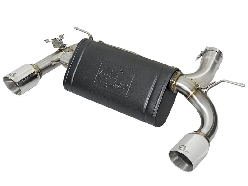 Kies-Motorsports aFe aFe MACHForce XP 16-17 BMW 340i/iX 440i/iX L6-3.0L (t) SS Axle-Back Exhaust w/Polished Tips Main image
