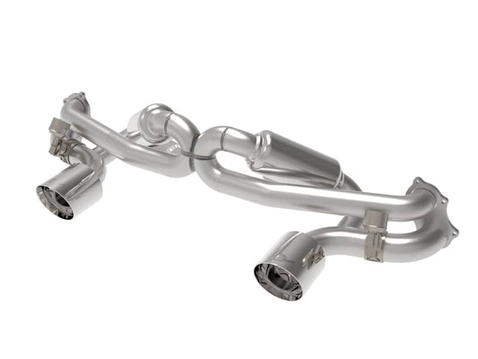 Kies-Motorsports aFe aFe MACHForce XP 2.25in-2.5in 304SS Exhaust Cat-Back 20-22 Porsche Cayman GT4 (718) - Polished Tips