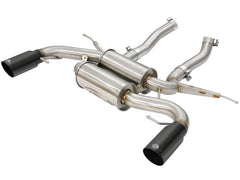 Kies-Motorsports aFe aFe MACHForce XP 2.5in Axle Back Stainless Exhaust w/ Black Tips 07-13 BMW 335i 3.0L L6 (E90/92) N55