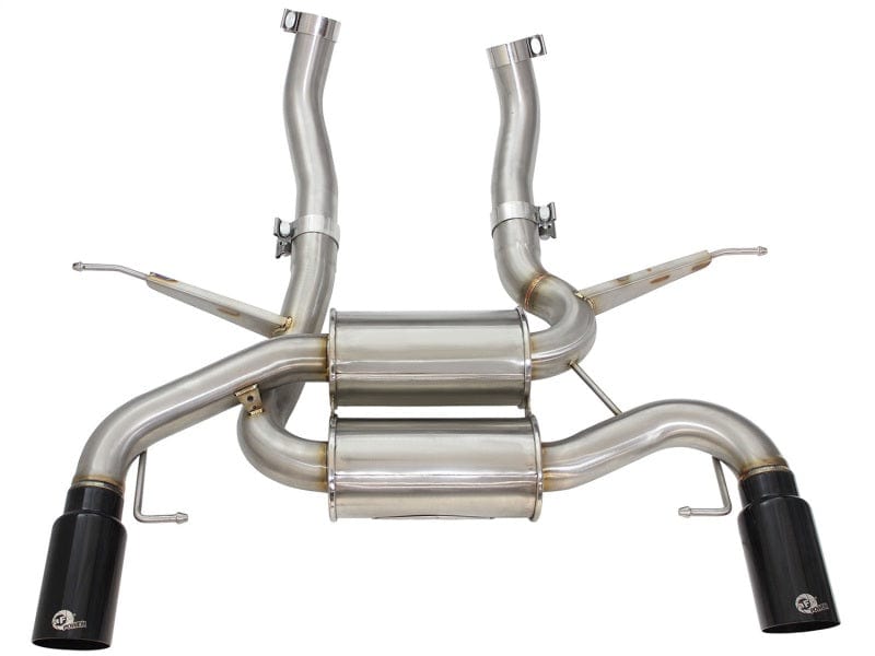 Kies-Motorsports aFe aFe MACHForce XP 2.5in Axle Back Stainless Exhaust w/ Black Tips 07-13 BMW 335i 3.0L L6 (E90/92) N55