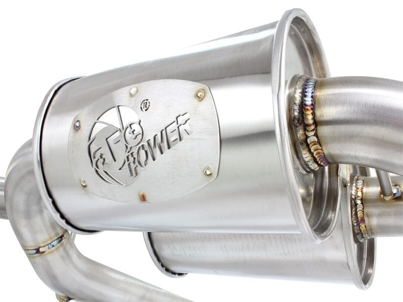 Kies-Motorsports aFe aFe MACHForce XP 2.5in Axle Back Stainless Exhaust w/ Polished Tips 07-13 BMW 335i 3.0L L6 (E90/92)