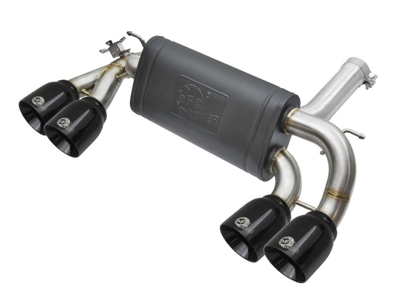 Kies-Motorsports aFe aFe MACHForce XP 3in - 2 1/2in Axle Back 304SS Exhaust w/ Black Tips 16-17 BMW M2 (f87) Main image