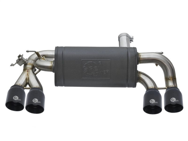 aFe MACHForce XP 3in - 2 1/2in Axle Back 304SS Exhaust w/ Black Tips 16-17 BMW M2 (f87) Secondary image