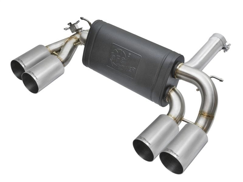 Kies-Motorsports aFe aFe MACHForce XP 3in - 2 1/2in Axle Back 304SS Exhaust w/ Polished Tips 16-17 BMW M2 (f87) Main image