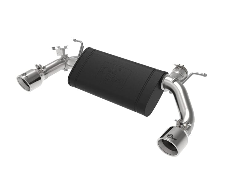 Kies-Motorsports aFe aFe MACHForce XP 3in to 2.5in 304 SS Axle-Back Exhaust w/ Polished Tips 14-16 BMW M235i Main image