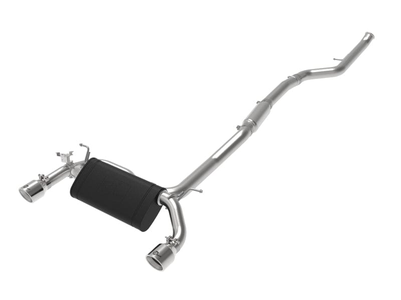 Kies-Motorsports aFe aFe MACHForce XP 3in to 2.5in 304 SS Cat-Back Exhaust w/ Polished Tips 14-16 BMW M235i Main image