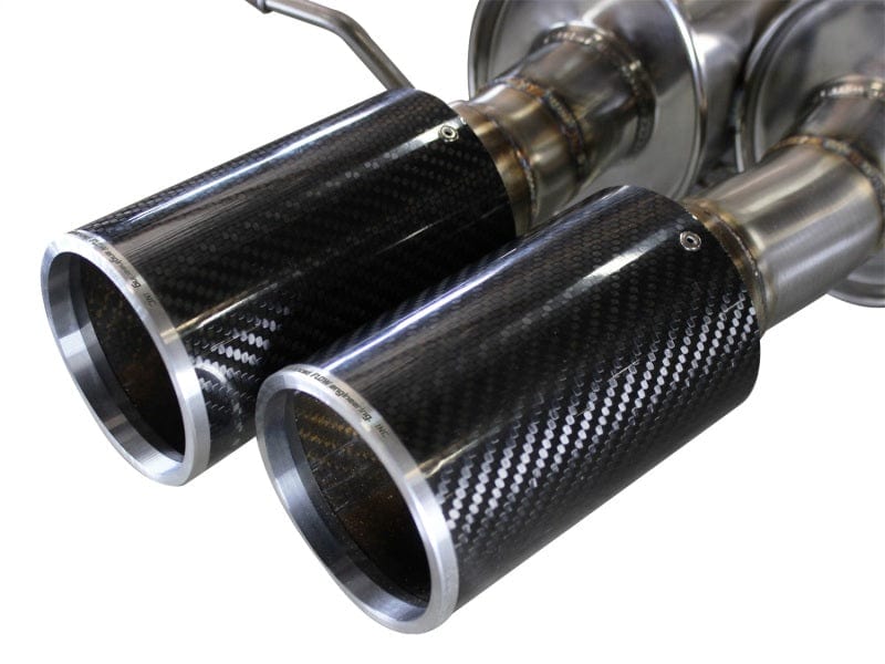 Kies-Motorsports aFe aFe MACHForce XP Exhaust 304SS Cat-Back w/ Carbon Fiber Tips 12-13 BMW M5 (F10) V8 4.4L (tt)