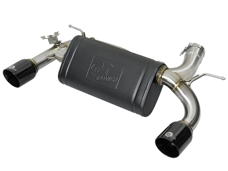 Kies-Motorsports aFe aFe MACHForce XP Exhausts Axle-Back 12-15 BMW 335i 3.0T (SS w/Black Tips) Main image