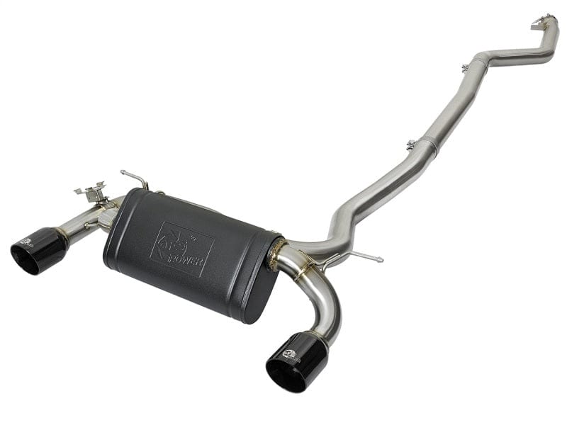 Kies-Motorsports aFe aFe MACHForce XP Exhausts Cat-Back SS 16-17 BMW 340i/iX 440i/iX (F3X) L6-3.0L (B58) w/Black Tips Main image