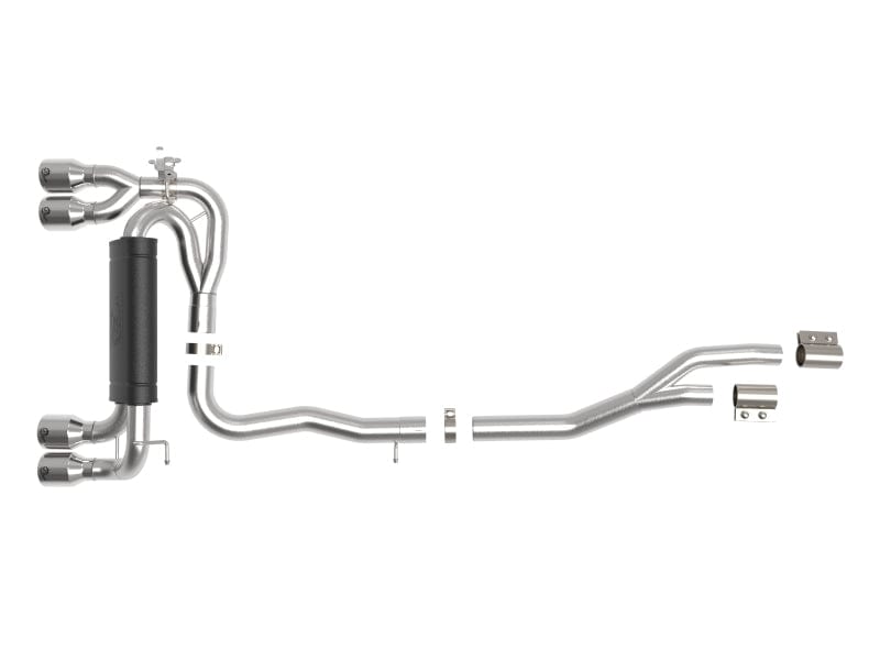Kies-Motorsports aFe aFe MACHForce XP Exhausts Cat-Back SS 19-21 BMW M2 Competition L6-3.0L w/Polished Tips