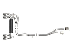 Kies-Motorsports aFe aFe MACHForce XP Exhausts Cat-Back SS 19-21 BMW M2 Competition L6-3.0L w/Polished Tips