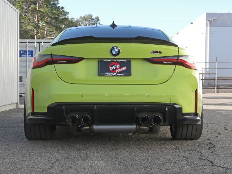 Kies-Motorsports aFe aFe MACHForce XP Exhausts Cat-Back SS 21 BMW M2 Competition L6-3.0L w/Black Tips