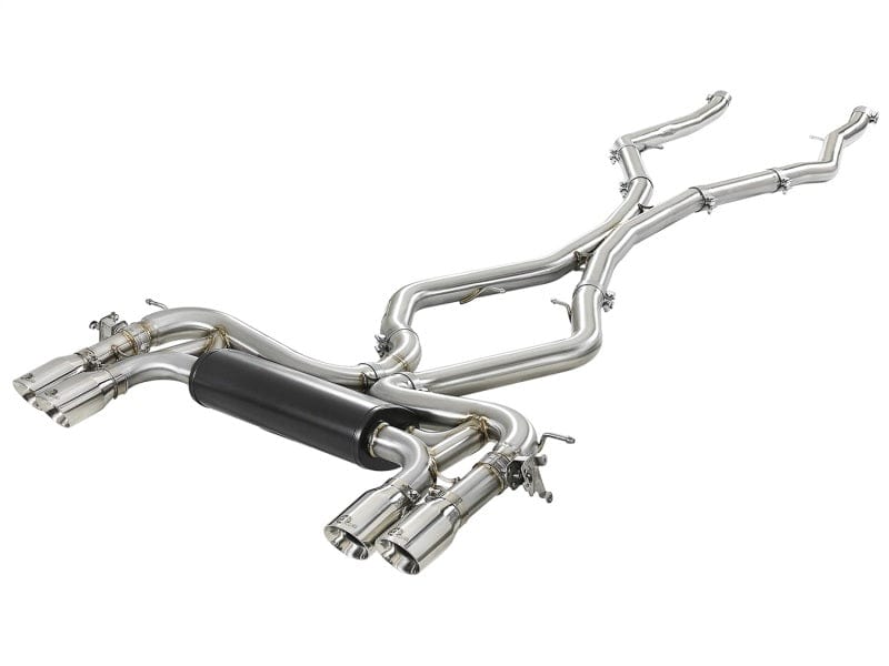 Kies-Motorsports aFe aFe MACHForce XP Exhausts Cat-Back SS 21 BMW M2 Competition L6-3.0L w/Polished Tips Main image
