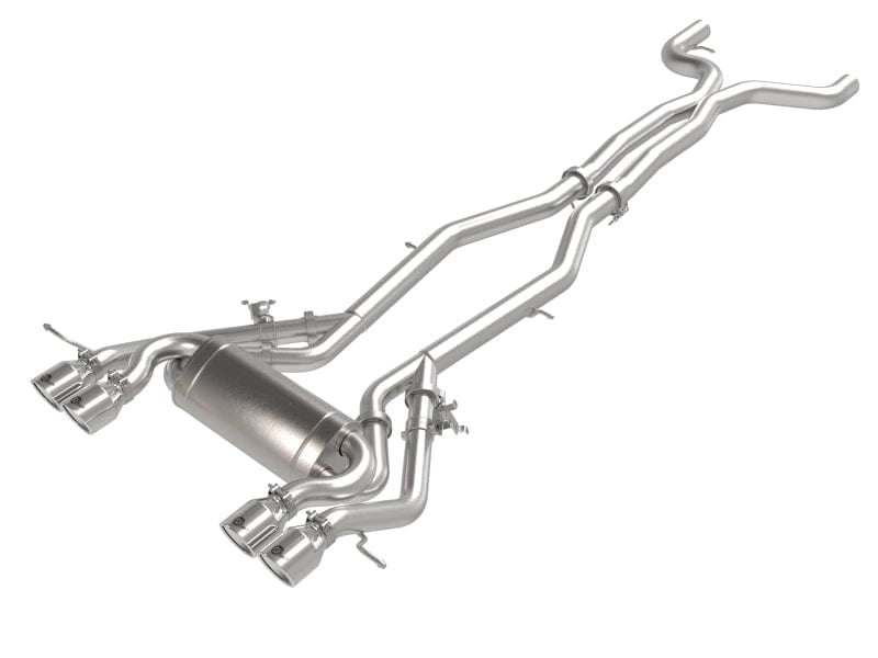 Kies-Motorsports aFe aFe MACHForce XP Exhausts Cat-Back SS 21 BMW M2 Competition L6-3.0L w/Polished Tips