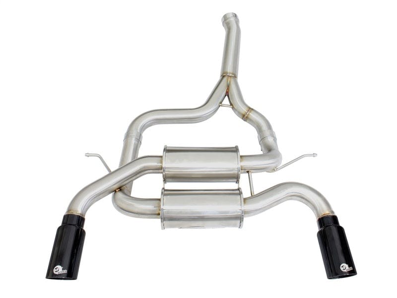 aFe MACHForce XP SS-304 Black Tip 2.5in Dia Axle Back Exhaust 12-15 BMW 335i (F30) 3.0L (t) Secondary image
