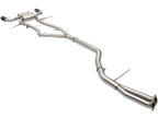 Kies-Motorsports aFe aFe MACHForce XP SS-304 Black Tip 3.0in-2.5in Dia Cat Back Exhaust 11-13 BMW 335i (E90/E92) 3.0L