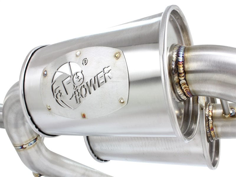 aFe MACHForce XP SS-304 Polish Tip 2.5in Dia Axle Back Exhaust 12-15 BMW 335i (F30) 3.0L (t) Secondary image
