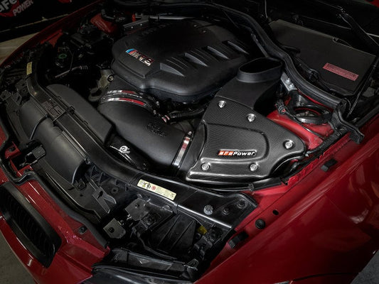 Kies-Motorsports aFe aFe Magnum FORCE Stage-2 Si Pro 5R Carbon Fiber CAI w/Filter 08-13 BMW M3 (E90/92/93) V8-4.0L